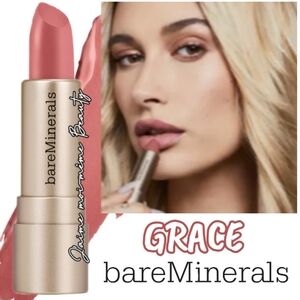 Bareminerals Hydrasmoothing Lipstick In GRACE (PEACHY PINK NUDE)